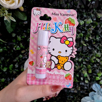 Bálsamo Labial - Con Color - Frutilla - Hello Kitty