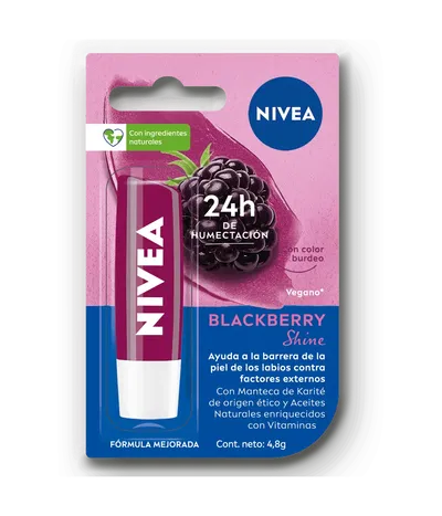 Bálsamo Labial - Blackberry - Con Color - Nivea