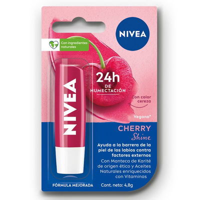Bálsamo Labial - Cherry - Con Color - Nivea