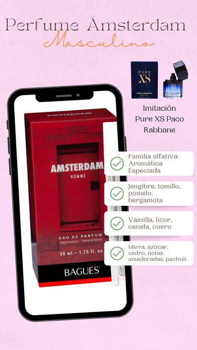 Perfume Ámsterdam Bagués 50ml 