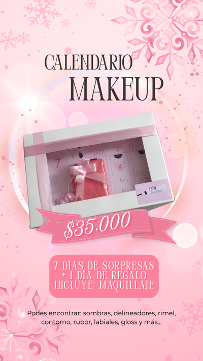 🎄 CALENDARIO DE ADVIENTO — SOLO MAQUILLAJE