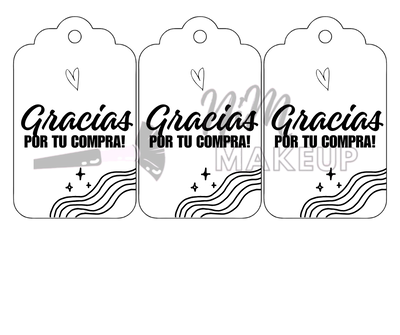 Tarjetas "Gracias por tu compra" (Producto digital - Entrega inmediata por mail)