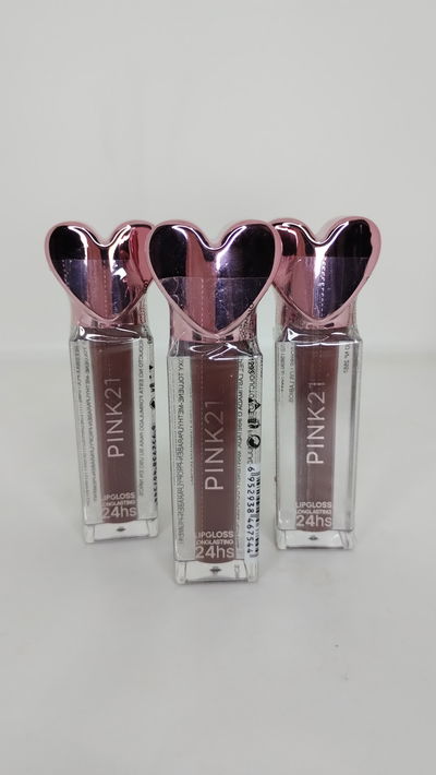 Labial matte tapa corazón - 24hs - Pink 21