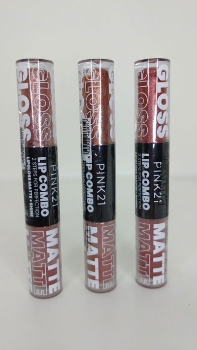 Lip Combo - Labial matte + Gloss - Pink 21