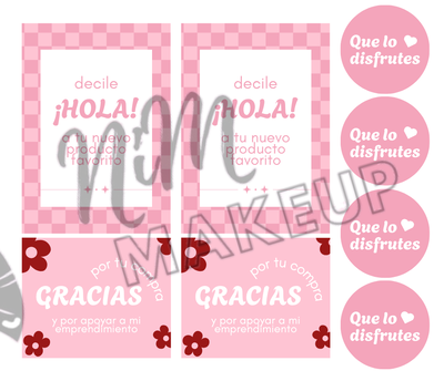 Kit Packaging Rosa (Producto digital - Entrega inmediata por mail)