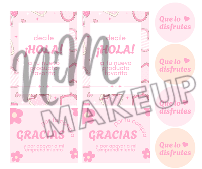 Kit Packaging Coquette (Producto digital - Entrega inmediata por mail)