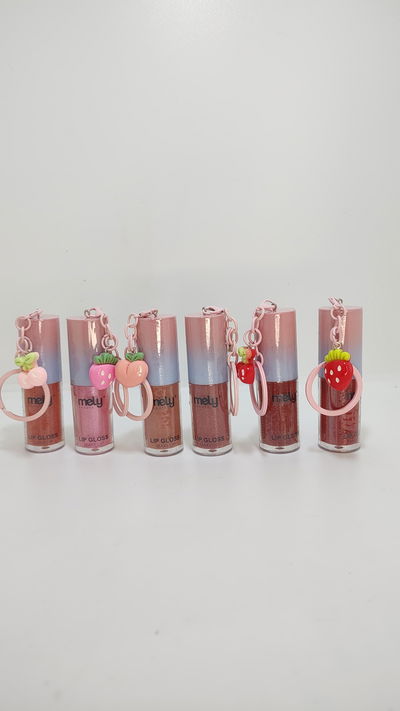 Cherry Lip Gloss - Gloss con llavero - Mely
