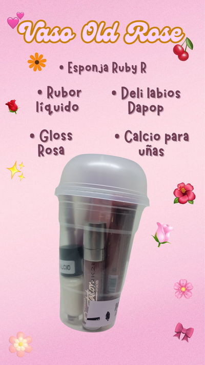 Combo Vaso Old Rose