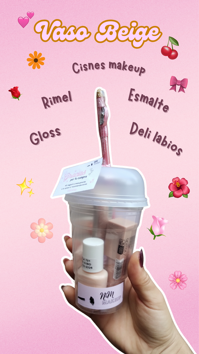 Combo Vaso Beige