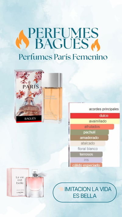 Perfume Paris Femenino - Bagués 50ml