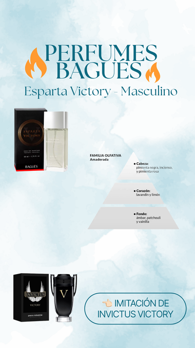 Perfume Esparta Victory Masculino - Bagués 50ml 