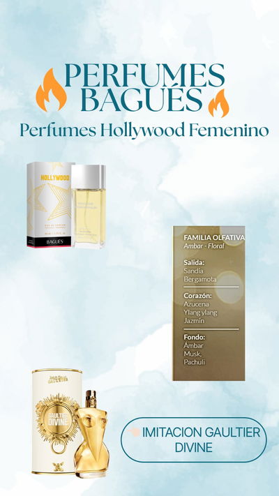 Perfume Hollywood Femenino - Bagues 50ml
