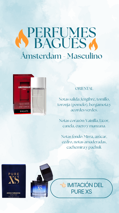 Perfume Amsterdam Masculino - Bagués 50ml