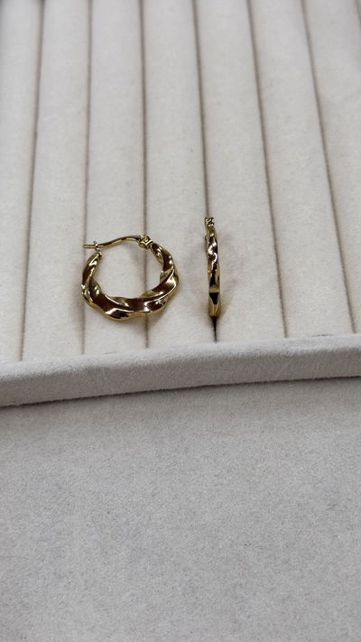 Argollas torzadas 