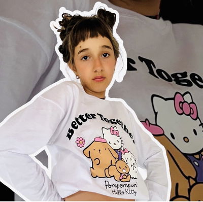 Remera manga larga Kitty and Friends 