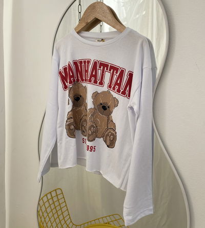 Remera manga larga Bear