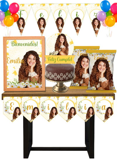 Margarita Serie Cotillón Infantil Personalizado