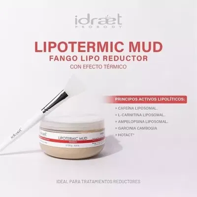 LIPOTERMIC MUD FANGO LIPO REDUCTOR EFECTO TERMICO 250 GR IDRAET