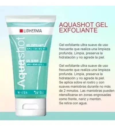 Exfoliante Facial Aquashot 100 gr LIDHERMA