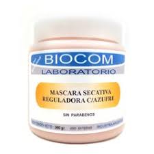 Mascara Secativa Reguladora Con Azufre X 360 Gr - Biocom