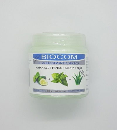 Mascara Aloe Pepino Menta Descongestiva   Biocom