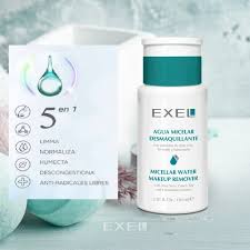 Agua micelar desmaquillante Exel 5 en 1 x 150ml