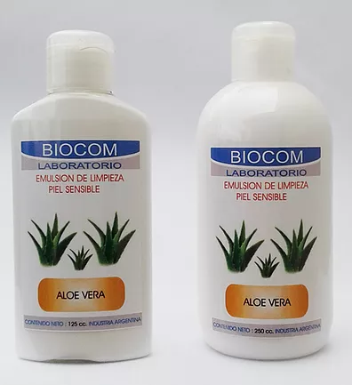 Emulsion De Limpieza Piel Sensible Aloe Vera Biocom