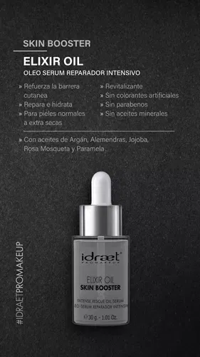 IDRAET ELIXIR OIL SKIN BOOSTER - OLEO SERUM REPARADOR INTENSIVO 30 G