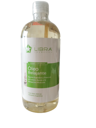 Oleo relajante 500 ml para masajes  Libra