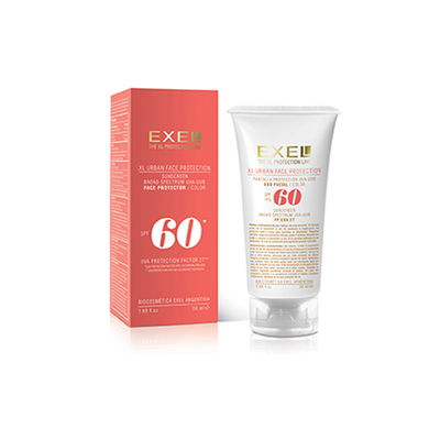 Protector solar Exel FPS 60 con color