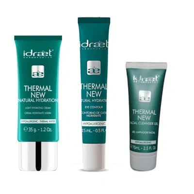 Kit Thermal New x 3 Crema Gel Limpieza Contorno Ojos Idraet