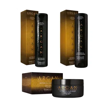 Fidelite Mythical Argan Shampoo Acondicionador Mascara 