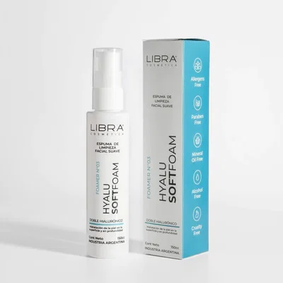 Espuma de Limpieza Acido Hialuronico Piel Seca x150 Libra