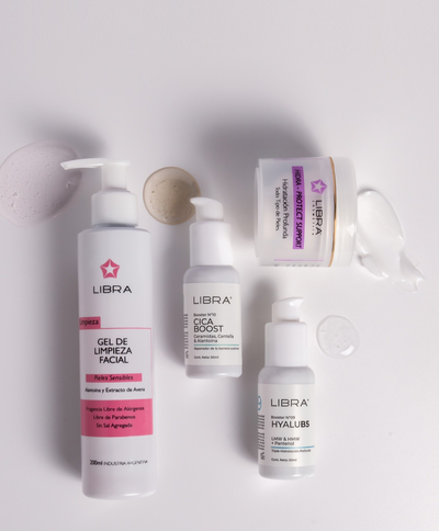 RUTINA FACIAL LIBRA PIEL SENSIBLE + REPARACIÓN INTENSIVA