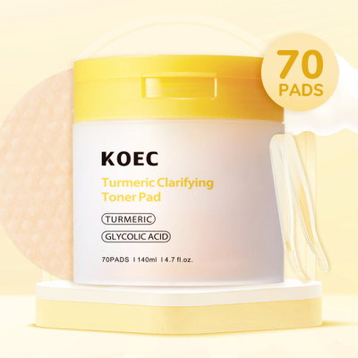 Almohadillas pad exfoliantes de ácido glicólico ácido kojico cúrcuma 70 u facial corporal