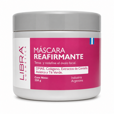Mascara Reafirmante 250 g DMAE, Colágeno, Centella Asiática y Te Verde.