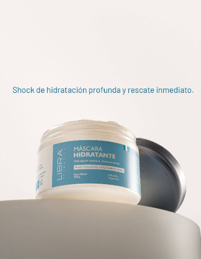 Mascarilla facial 250 g hidratante Ácido Hialuronico, Urea, Pantenol y Avena
