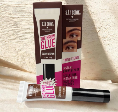 Mascara de cejas fijadora con color marca SFR color