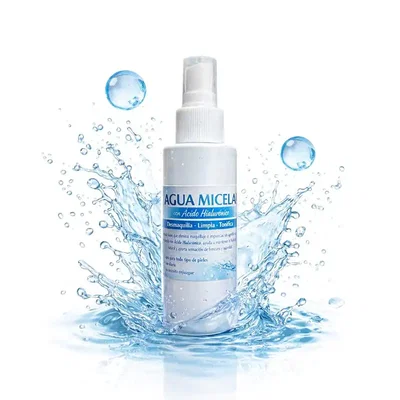 Agua Micelar Con Acido Hialuronico Desmaquilla Limpia Tonifica 150 ml