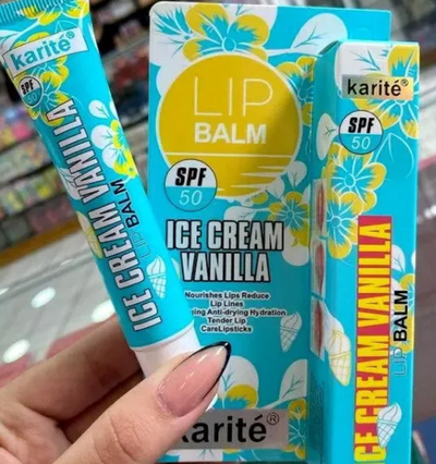 Karite balsamo labial fps 50 sabor vainilla