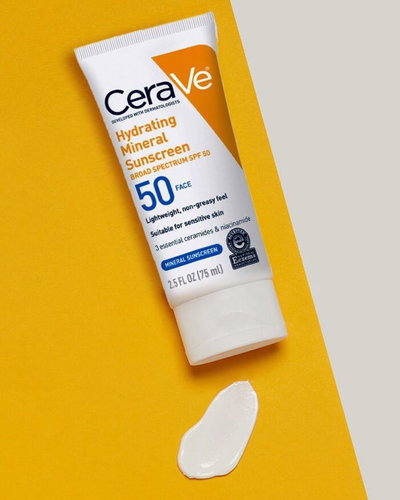 PROTECTOR SOLAR CERAVE FPS 50 NIACINAMIDA ZINC  75 ML efecto matte sin color