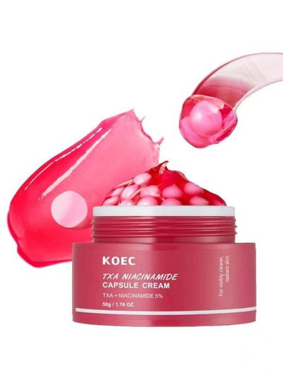 Crema facial en cápsula Ácido Tranexámico + Niacinamida Koec 50 g