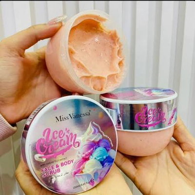 Crema / Exfoliante Corporal Ice Cream (Helado) de Miss Vanessa (250 ml)