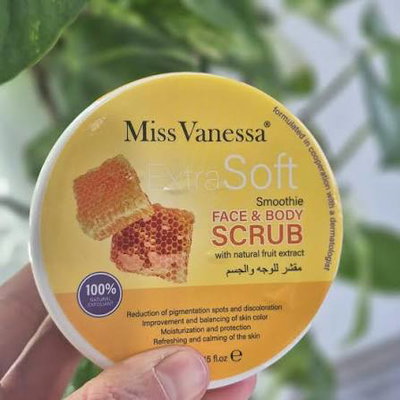 Crema / Exfoliante Corporal Honey Smoothie de Miss Vanessa (250 ml)
