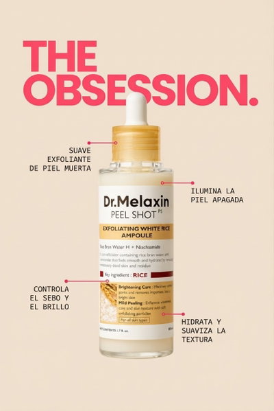 Sérum / Ampolla Exfoliante Dr. Melaxin Peel Shot Rice 80 ml