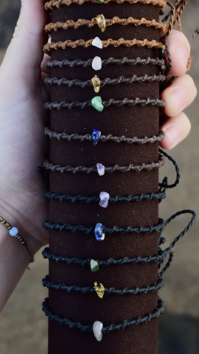 Pulseras con cristales✨