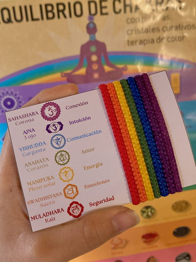 Pulseras 7 chakras✨