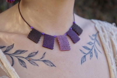 Collar étnico💜