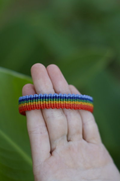 Pulsera o tobillera ancha🌈