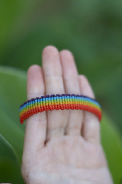 Pulsera o tobillera ancha🌈